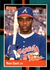 1988 Donruss Rookies Baseball Trading Card #47 Ron Gant