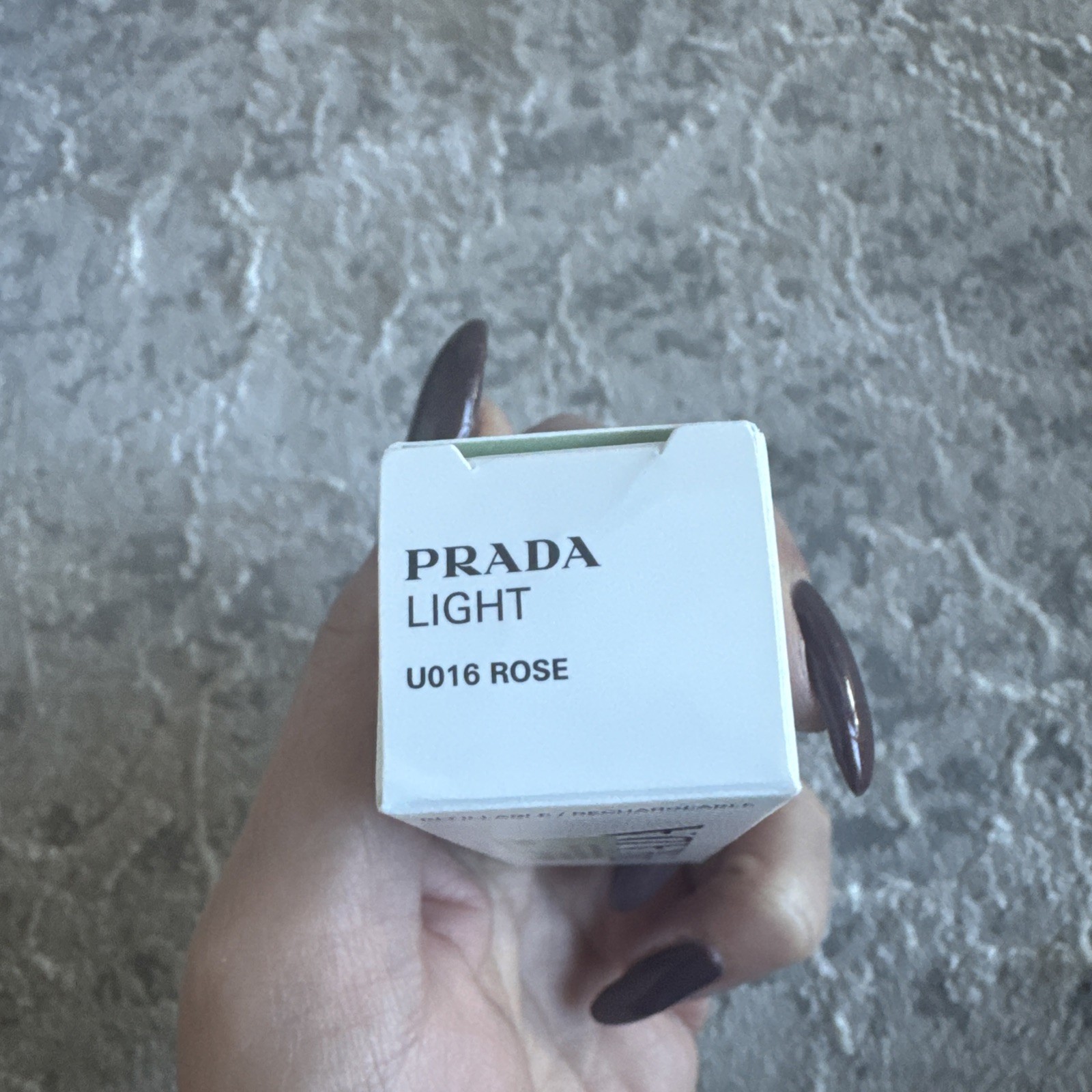 Prada Beauty Prada Light Glowing Lip Oil Stick, U016 Rose | NEW Authentic
