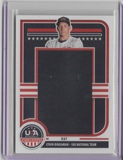 2025 USA Baseball Stars and Stripes Jumbo Materials Hat #196 Ethin Bingaman  2/6