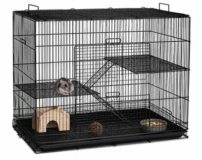 Mcage 9010874/K701H. 3-Level Small Animal Cage Rat Ferret Chinchilla 24''x16''x24''