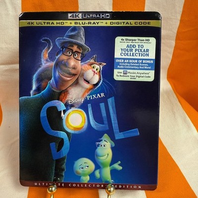 Soul 4K Ultra HD + Blu-ray + Digital Code Pixar Ultimate Collector s Sealed