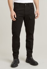 G-Star Raw Men's Regular Tapered Cargo Pants Black New