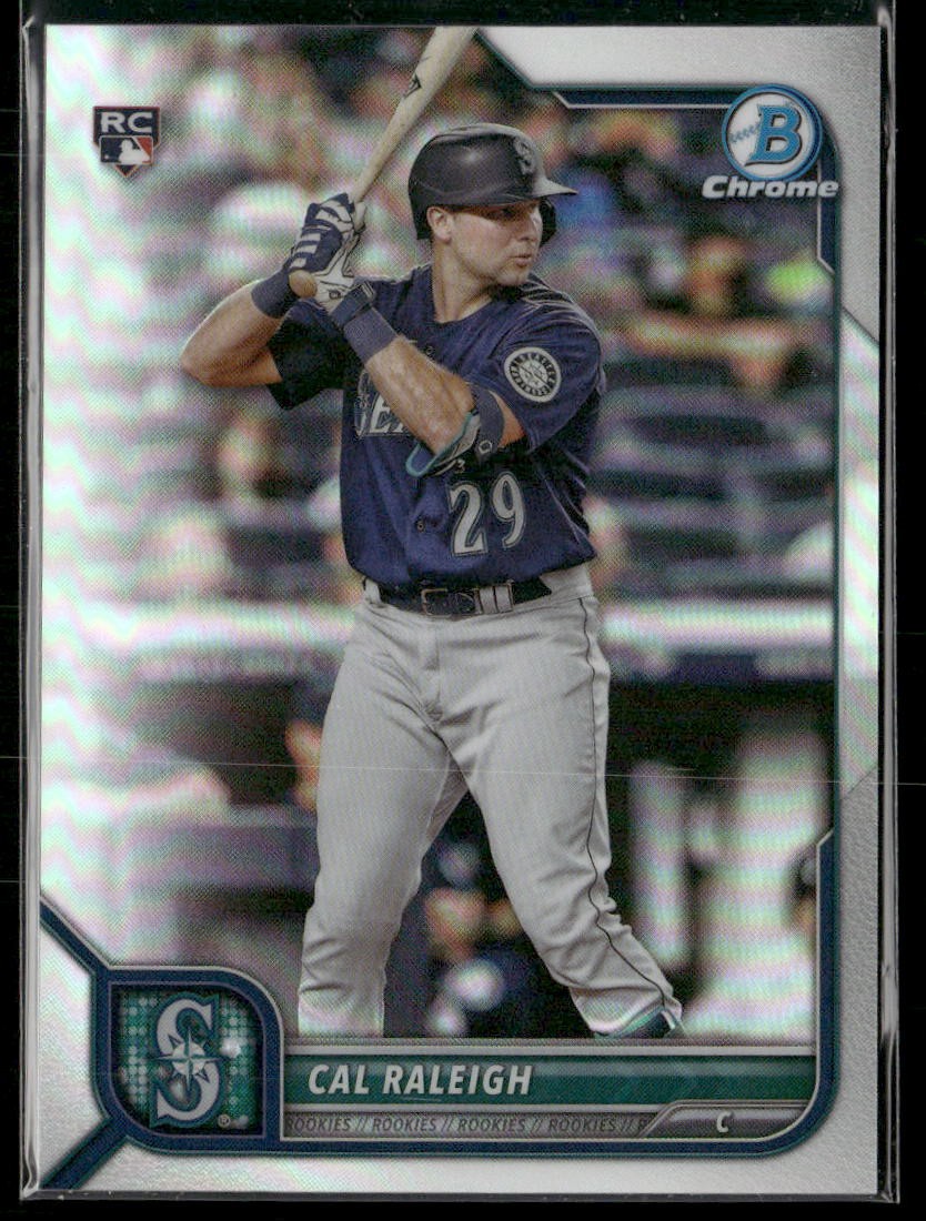 2022 Bowman Chrome #51 Cal Raleigh Rookie Refractor /499