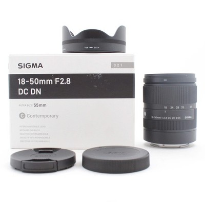 * USED * Sigma Contemporary 18-50mm f/2.8 DC DN Lens Sony E Mount Boxed