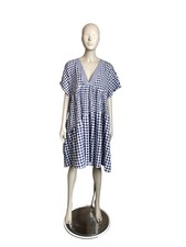 NWT Anthropologie 11.1.Tylho Blue and White Dress