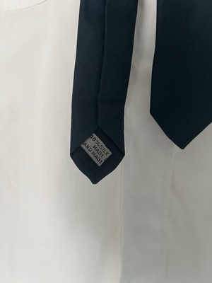 Vintage Dior Homme 4cm “5 Bees” Skinny Silk Tie – Hedi Slimane Era