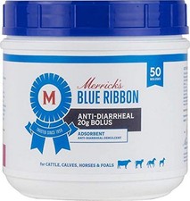 Anti-Diarrheal Bolus for Cattle  Horses 50 CountJar