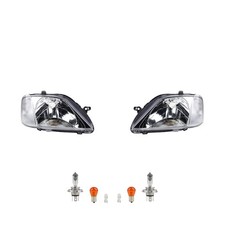 Scheinwerfer Set H4 Links & Rechts passend für Dacia Logan MCV KS & Leuchtmittel