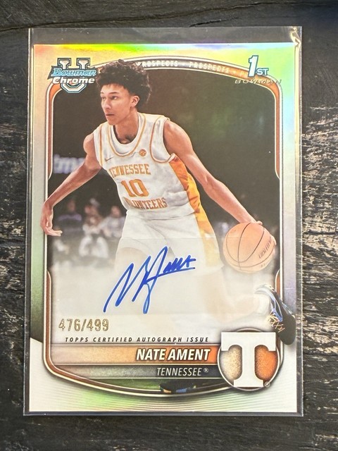 Nate Ament 2025 Bowman Bowman Chrome Chrome Prospect Autographs Refractor