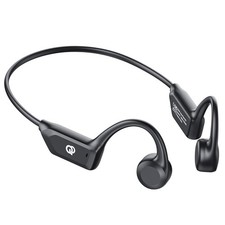 Bone Conduction Headphones, Open Ear Headphones Wireless Bluetooth with Mic, ...