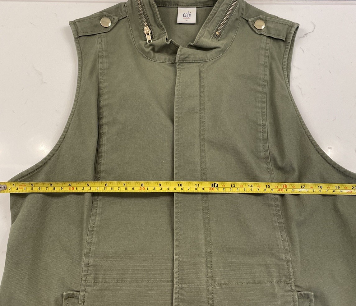 Millennial Green Jacket Explorer Utility Vest Arm… - image 8