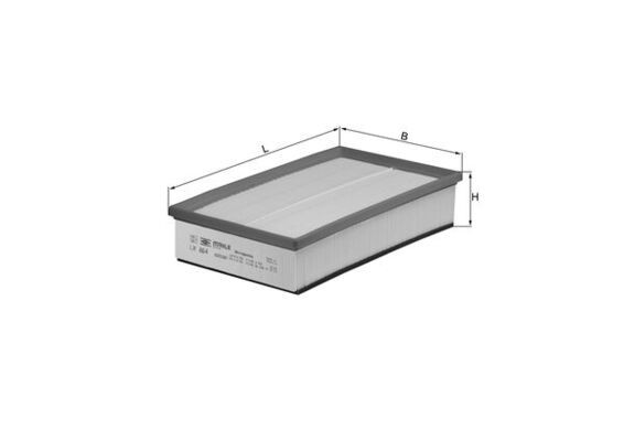 MAHLE LX 864 Air Filter for VW