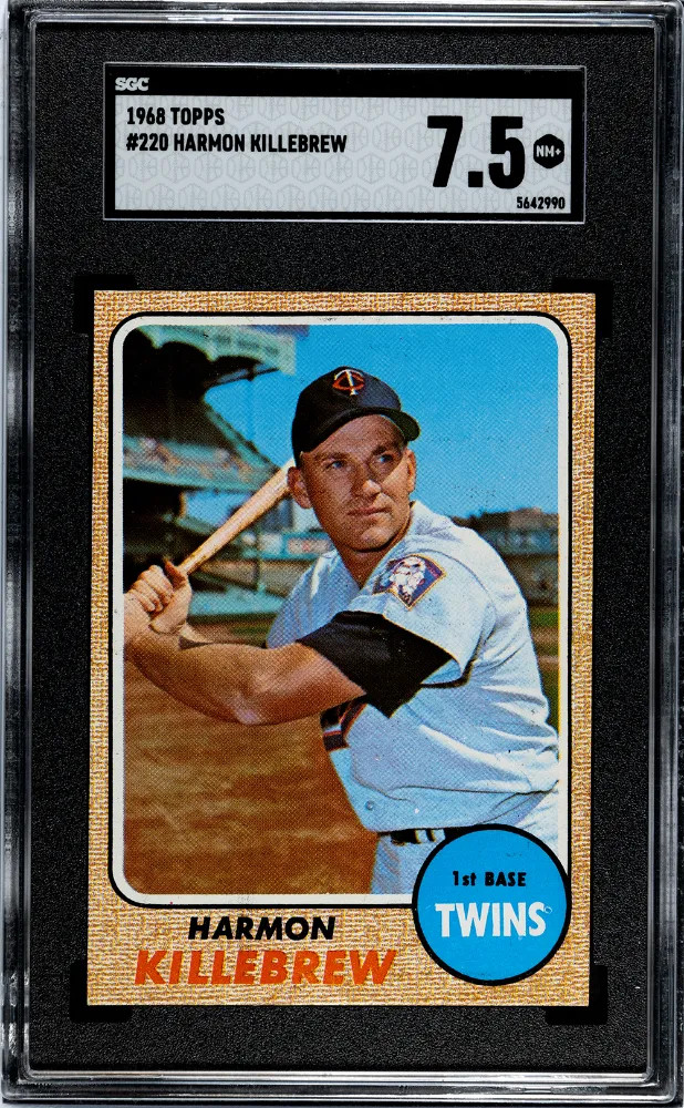 1968 Topps Harmon Killebrew #220 SGC 7.5