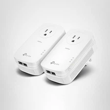 TP-Link AV2000 Powerline Adapter - 2 Gigabit Ports, Ethernet Over Power, Plug&Pl