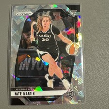 Kate Martin 2024 Panini Prizm WNBA Vegas Aces Cracked Ice SP RC ROOKIE #126 📈