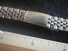 Vintage 1970’s Rolex Ladies Stainless Steel JB Champion Jubilee Watch Bracelet