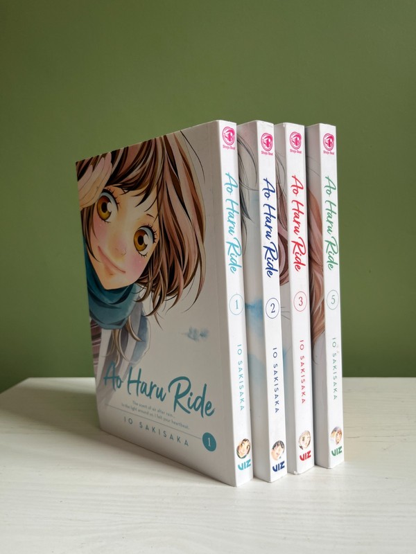 Ao Haru Ride 4 Volumes English Paperback Books, Manga