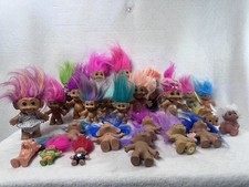 Lot 26 Vintage Russ Troll Dolls Ace Jewel Belly Mixed Collection Figures