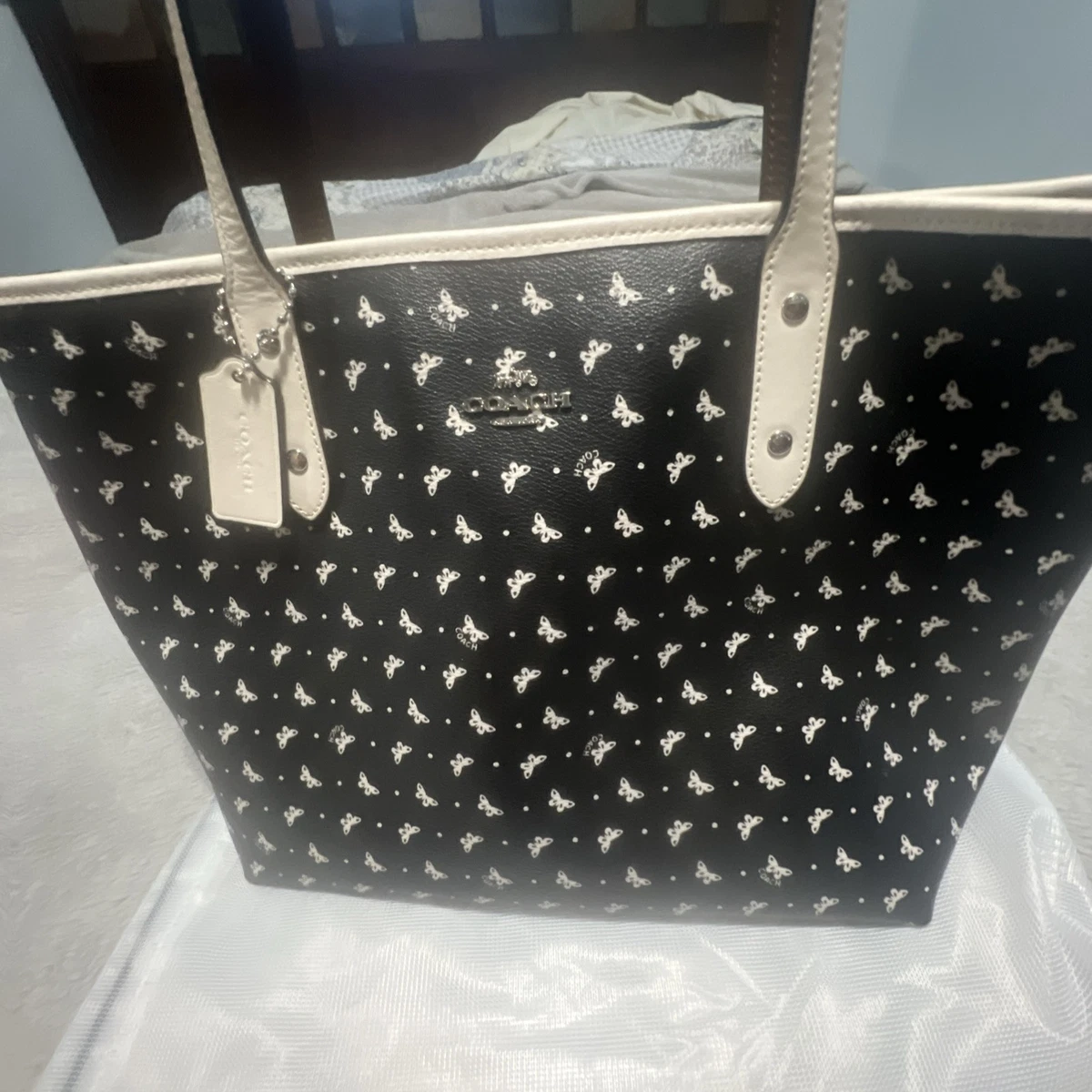 Coach Butterfly Leather Exterior Tote Bags & Handbags for Women | eBay