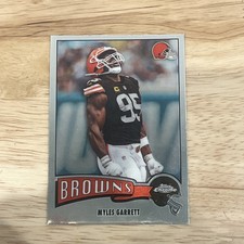 2025 Topps Chrome Football Myles Garrett Throwback 