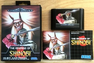 THE REVENGE OF SHINOBI COMPLET SEGA MEGADRIVE PAL EURO CIB OVP Très Bon état