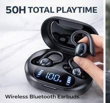 Wireless Earbuds Bluetooth Headphones  50H Playtime  Hi-Fi Stereo  Noise Canc
