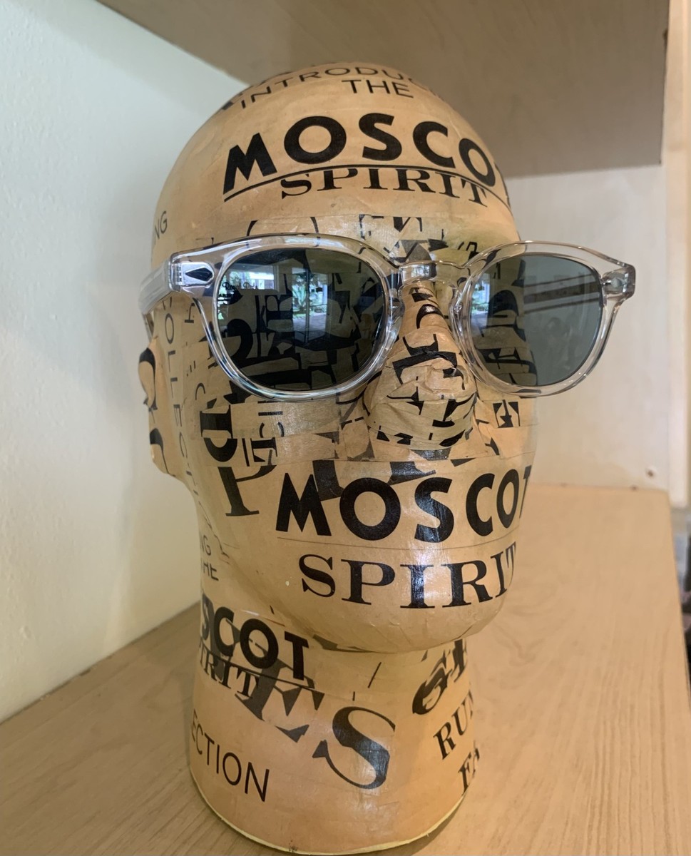 MOSCOT ORIGINALS NYC LEMTOSH CRYSTAL 46mm Sunglass with Blue