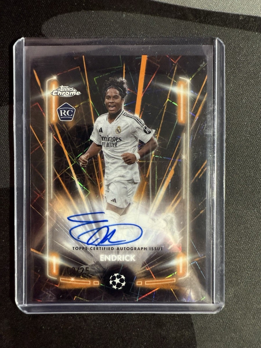 ジュード・ベリンガム 直筆サインカード 2024-25 Topps Chrome TOPPS