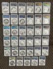 1986-2021 American Eagle Silver Dollar Type 1 Collection 36 ASE Coins, NGC MS-69 — photo 2