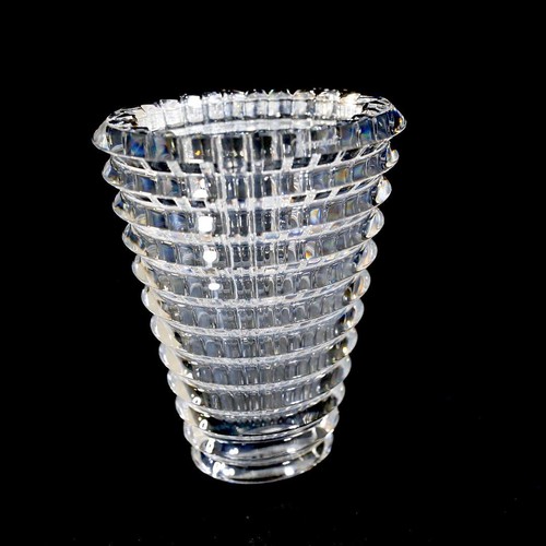 Baccarat Eye Vase S Flower Crystal About 15cm Unused with Original Box Excellent - Picture 14 of 15