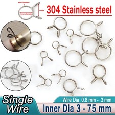 Benzinschlauch Federklemmen Sortiment Schlauchschellen 3 mm dis 75 mm Edelstahl