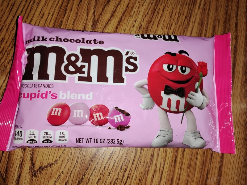 M&M's Milk Chocolate Candy Cupid's Blend * 10 oz Bag Best By 09/2026