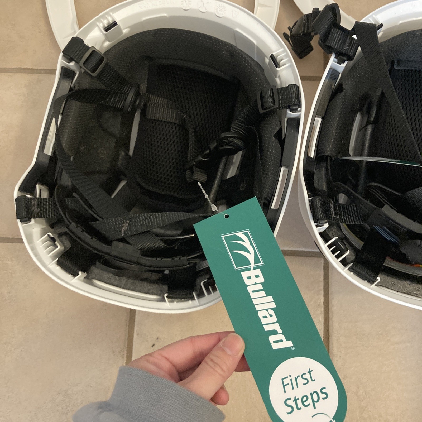 Set of 2 Bullard Vented Helmet Class E Hard Hat Type II + with Flex Brim READ