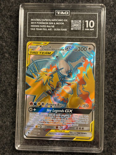 Moltres & Zapdos & Articuno-GX graded TAG 10 for sale on eBay