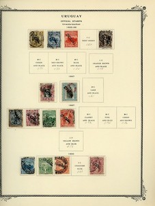URUGUAY Scott Specialty Album Page Lot #43 - SEE SCAN - $$$