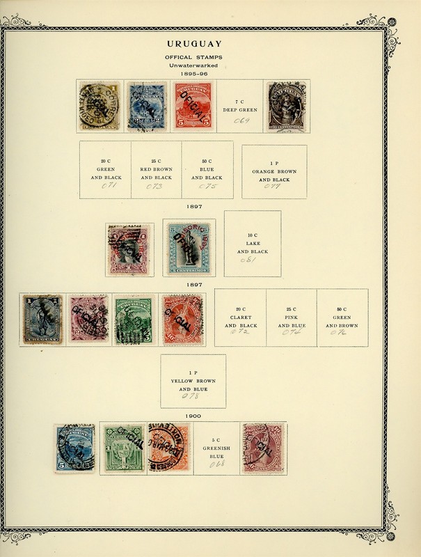 URUGUAY Scott Specialty Album Page Lot #43 - SEE SCAN - $$$
