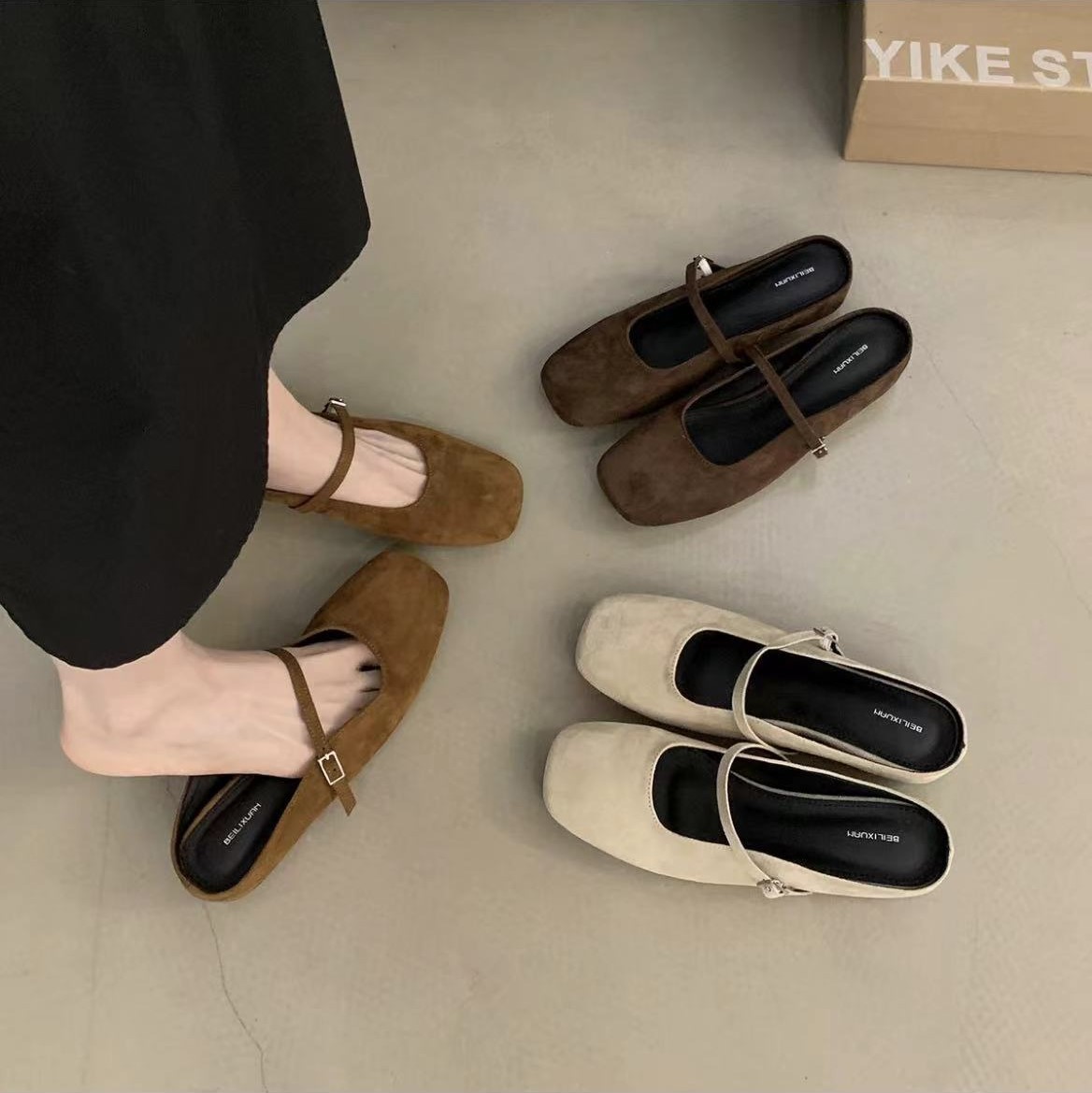 SAOLA Scarpe Muller slip on aumento altezza interna ciabatte 2025 suola morbida scarpe donna