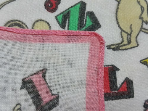 VINTAGE KINDERGESCHICHTEN SCHNELLE MAUS BAUMWOLLE 8" TASCHENTUCH - Bild 2 von 2