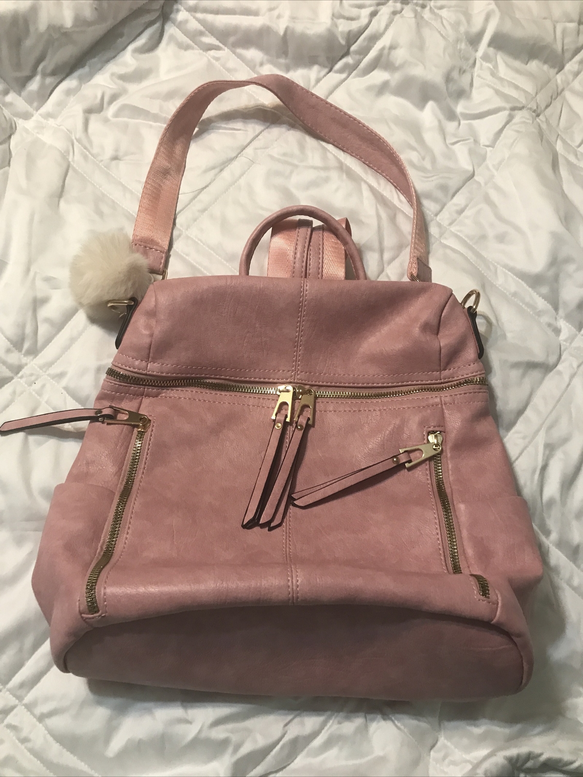 Leather Backpack Purse for Women - Large Capacity Multipurpose Travel & School Bag-image