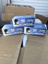 INTCO Disposable Face Masks 3-Ply Masks - Non-Woven, Breathable, Blue (150 PCS)