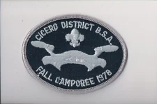 1978 Cicero District Fall Camporee patch