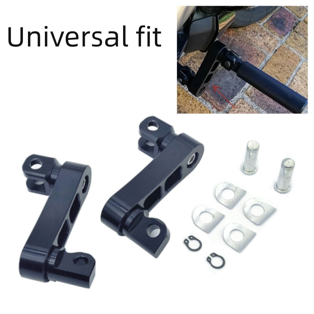 Adjustable Foot Pegs Mount Kit Highway Peg Clamp Extensions Bracket For Harley eBay