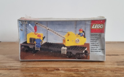 Vintage Lego 7814 Kranwagen mit kleinem Container - Neu & versiegelt