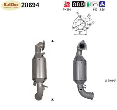   Katalysator Citroen C4/C5, Opel Grandland/X,Peugeot 3008/308/5008/508,Euro 5