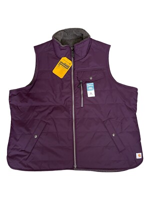 103907 Carhartt リバーシブル　ベスト　ナイロン　フリース グレー 103907 Carhartt リバーシブル ベスト ナイロン フリース グレー