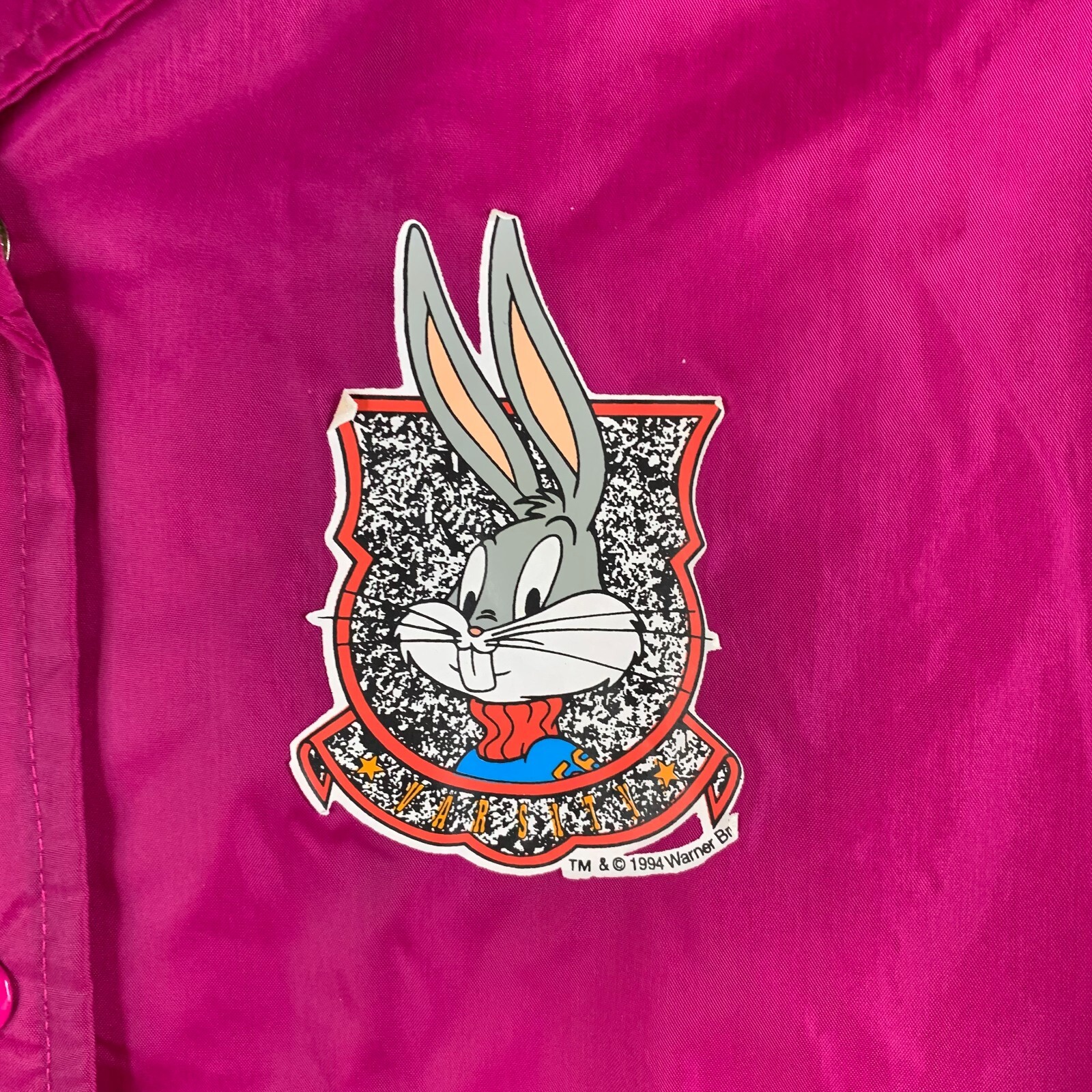 Vintage Looney TunesClass of 56 L Windbreaker 1994 WB NWT