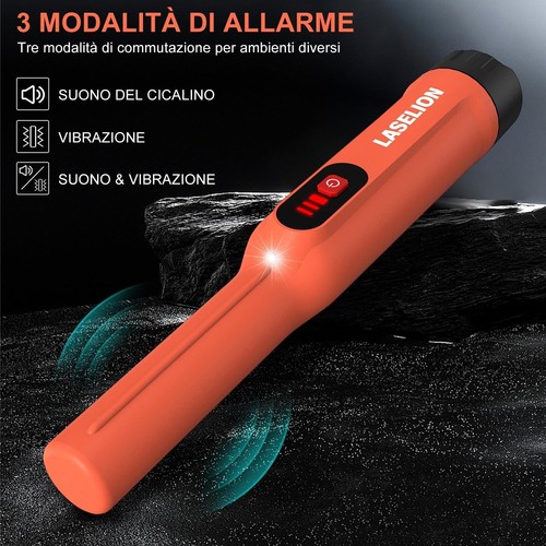 Pinpointer Metal Detector GP-Pointer Impermeabile Luce LED e Batteria 9V - Foto 7 di 8