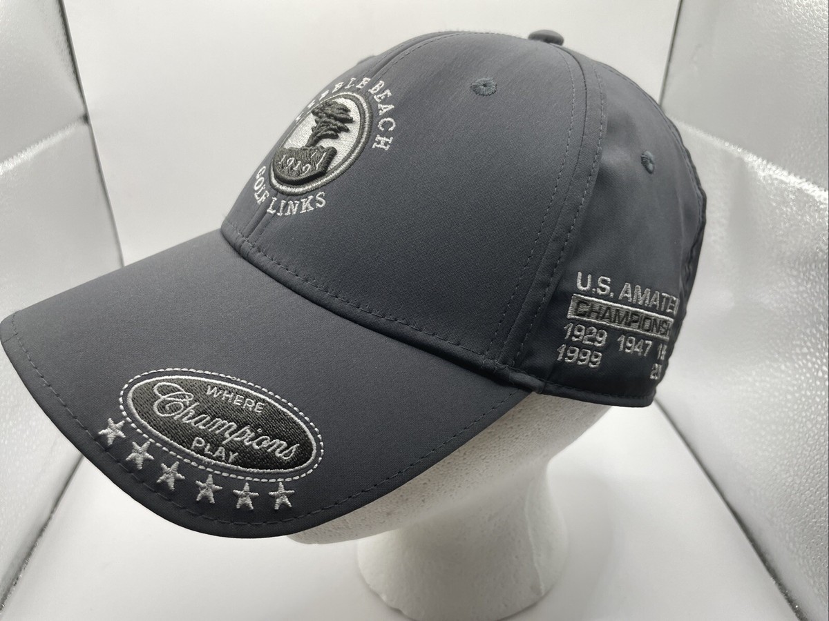 PEBBLE BEACH Golf Links キャップ ブラウン/ブラック PEBBLE BEACH GOLF LINKS Hat Cap The Game Strap back Gray