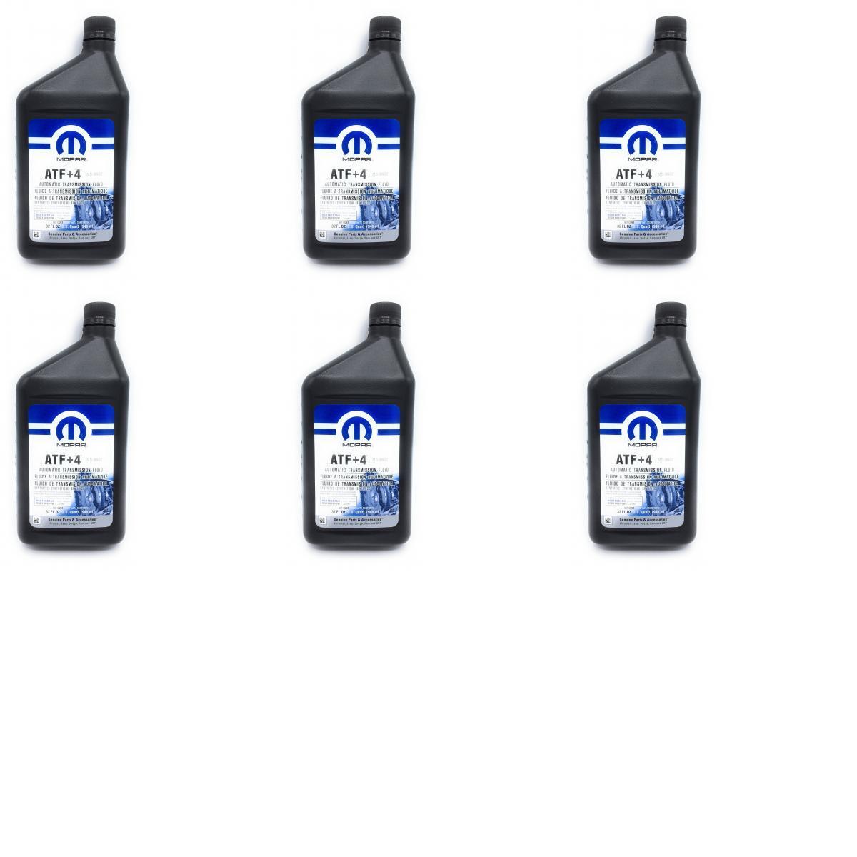 Mopar ATF+4 Automatic Transmission Fluid Case 6 Quarts 68218057AC