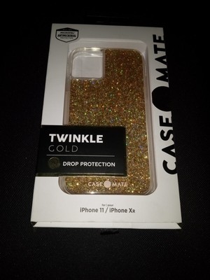 Case-Mate Apple iPhone 11 / XR Case Twinkle Stardust GOLD Glitter Case NEW
